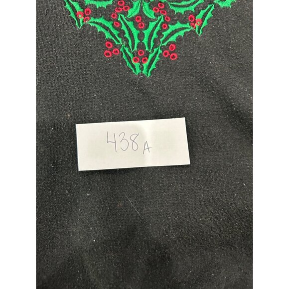 Vintage Nutcracker Medium Crewneck Sweater Heart Cardinal Design Grandma Holiday - Picture 7 of 8